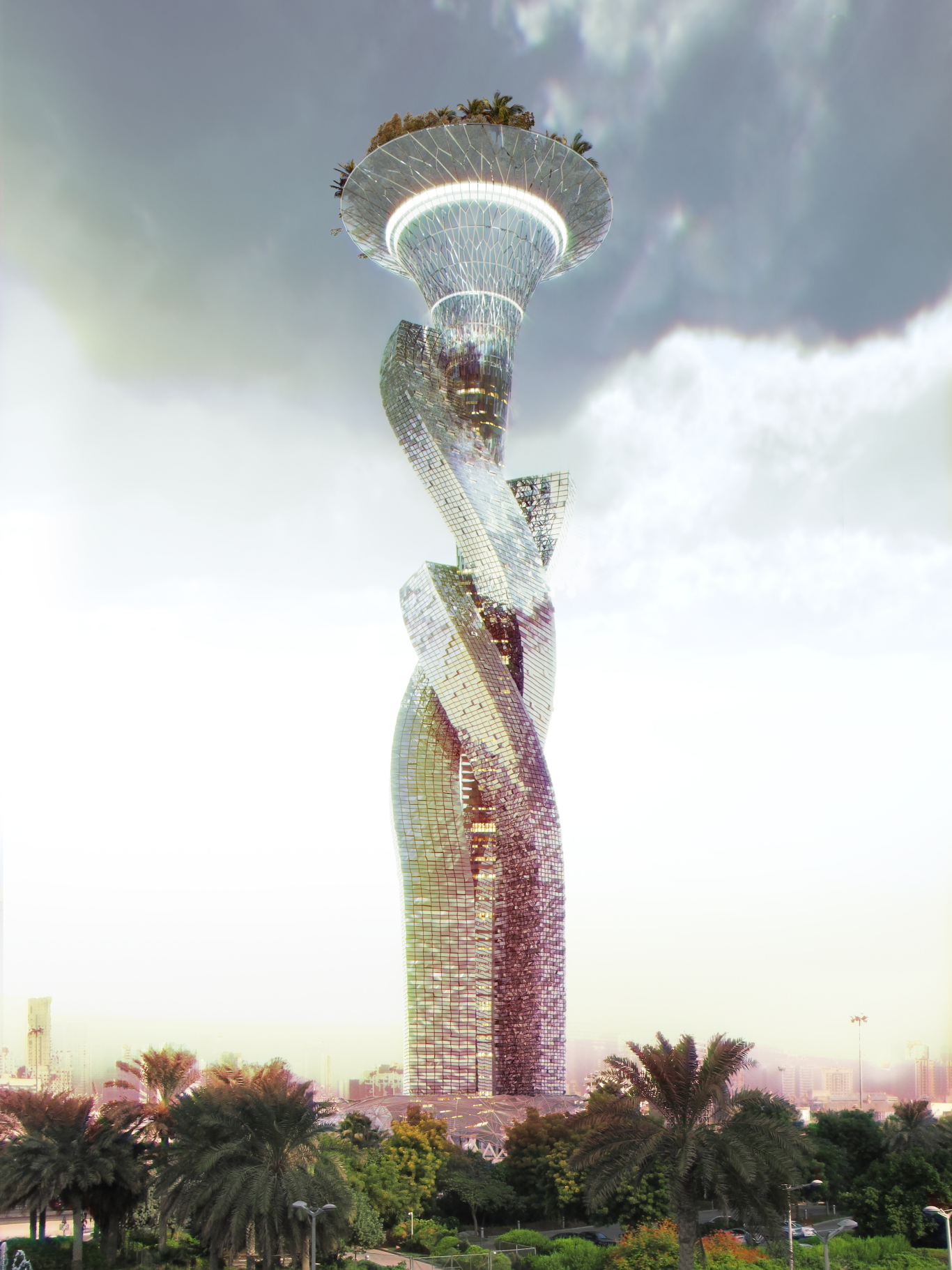 Les Fleurs du Desert 7 Tours Dubai Dragan Architecture Paris 2011